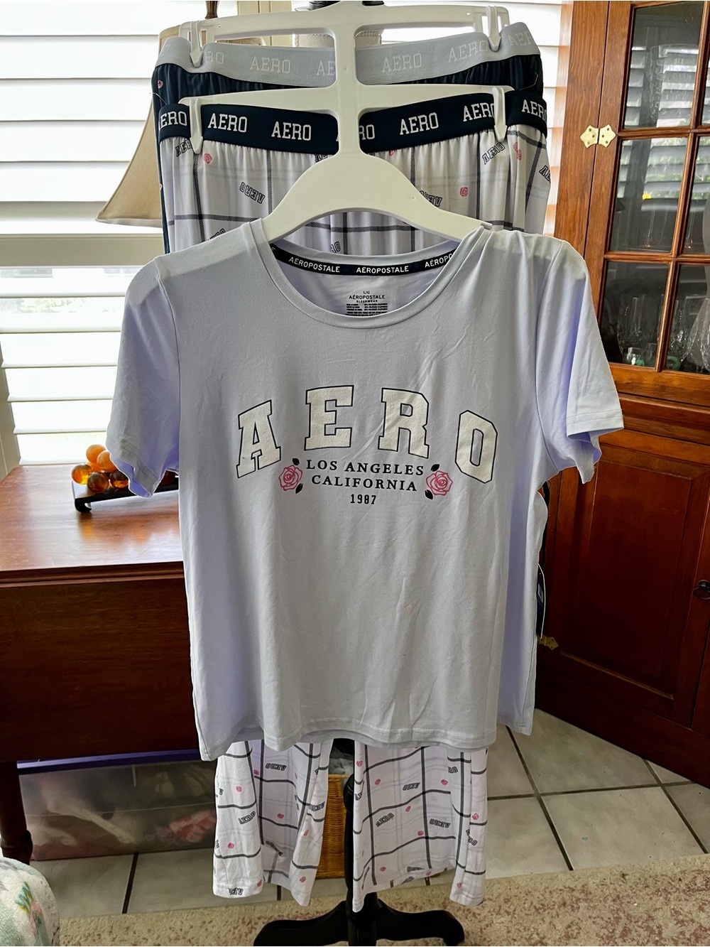Aeropostale Women’s PJ Set 3 pc NWT Sz L